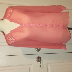 Alloy Apparel Lace Sheer Top